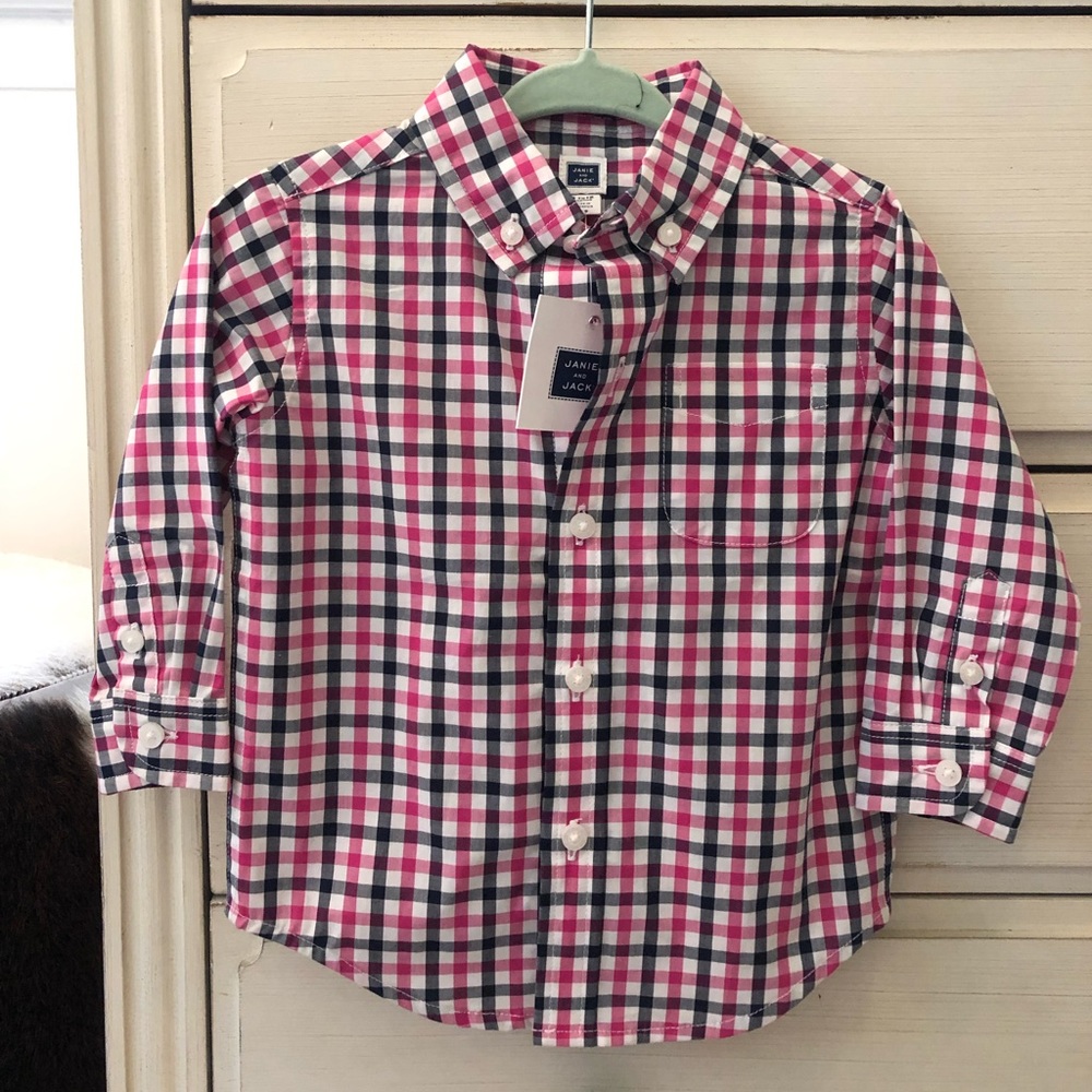Janie and Jack boys button down. NWT!